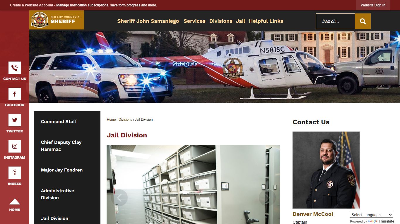 Jail Division | Shelby County Sheriff, AL